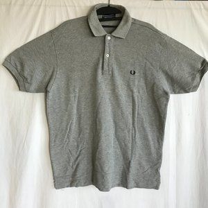 Fred Perry The Original Performance Polo Shirt Men Size Large Gray Athleisure